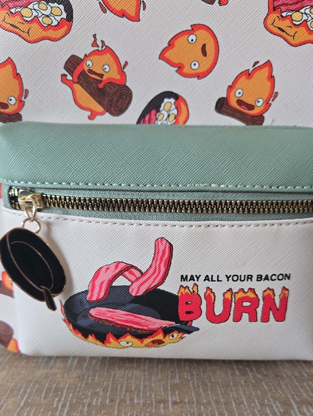Calcifer Howls Moving Castle Mini Backpack - Picture 2 of 7